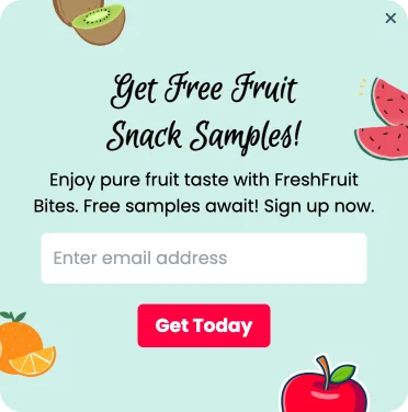 Free Samples For Fruit Snack