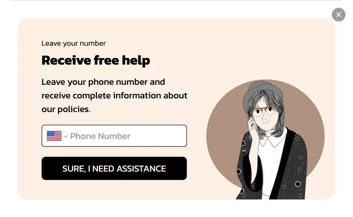 Collect Contact Numbers & Receive Free Help