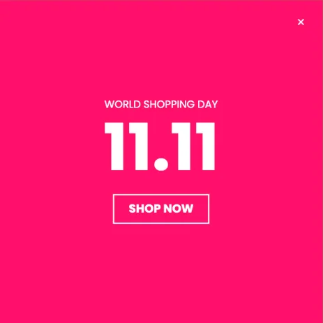 World Shopping Day Promotion Popup Template