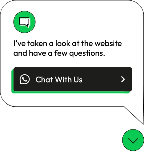 WhatsApp Inquiry Assistance Widget Template for Engaged Visitors