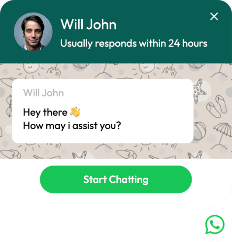 WhatsApp: How may i assist you?