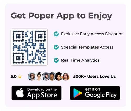 Mobile App Download QR Code Popup Template for Higher App Conversions