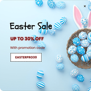 Easter Sale Popup Template to Encourage Holiday Purchases