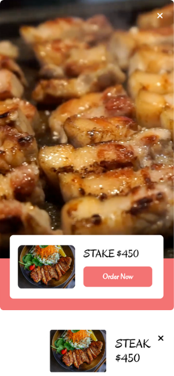 Product Promotion Widget Template for Driving More Orders