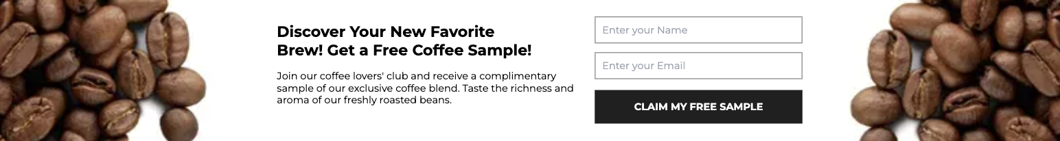 Product Free Sample Bottom Bar Template for Increasing Signups