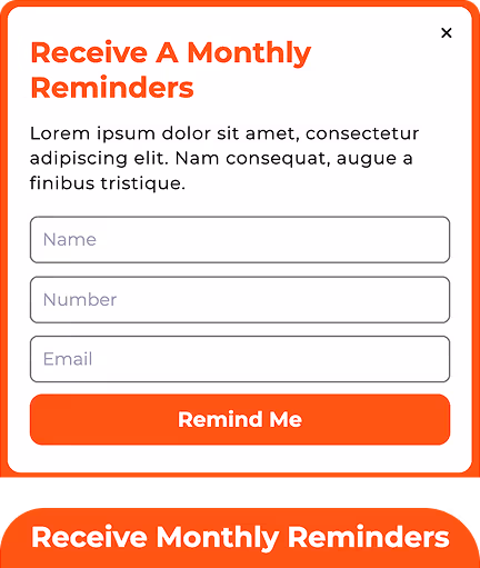 Newsletter Subscription Reminder Widget Template for Long-Term User Engagement