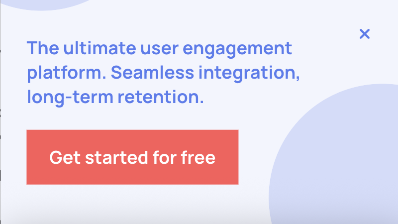 New User Free Trial Popup Template for Signups