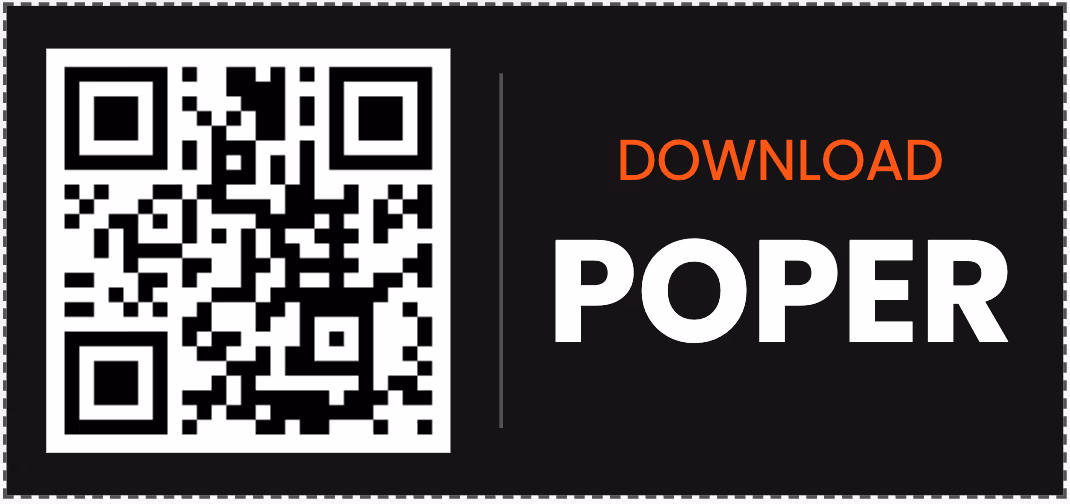 Minimal QR Download Promo Widget Template for Promoting on Any Page