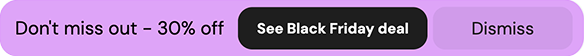 Black Friday Bottom Bar Template for Grabbing Attention Fast