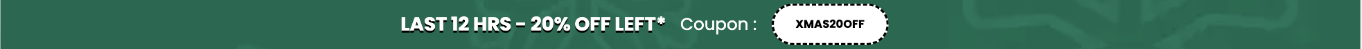 Christmas Limited-Time Discount Bar Template