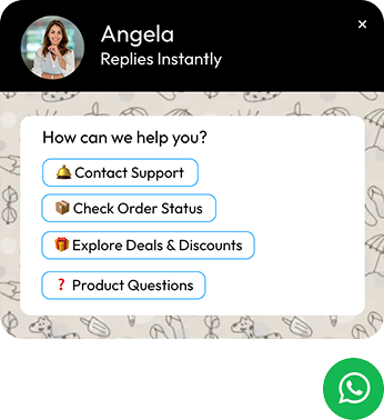 WhatsApp Support Widget Template for Instant Help