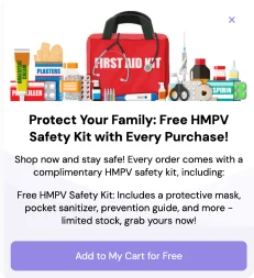 Free HMPV Safety Kit with Every Purchase!