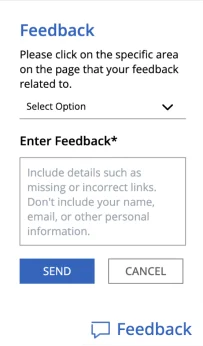 Feedback Popup Widget Right