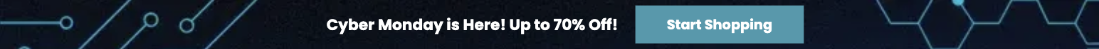 Cyber Monday Deals Top Bar Template for Creating Urgency