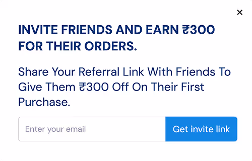 Refer and Earn Rewards Popup Template for Viral Customer Growth