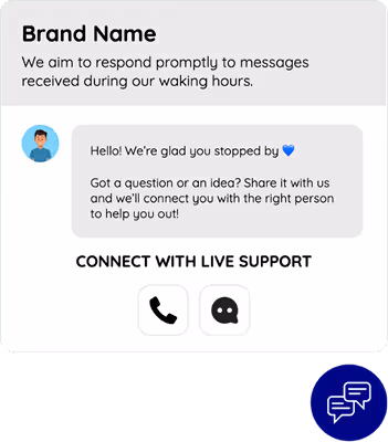 Live Chat Support Widget Template for Real-Time Customer Assistance