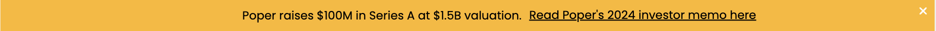 Funds Raising Announcement Top Bar Template for Financial Updates