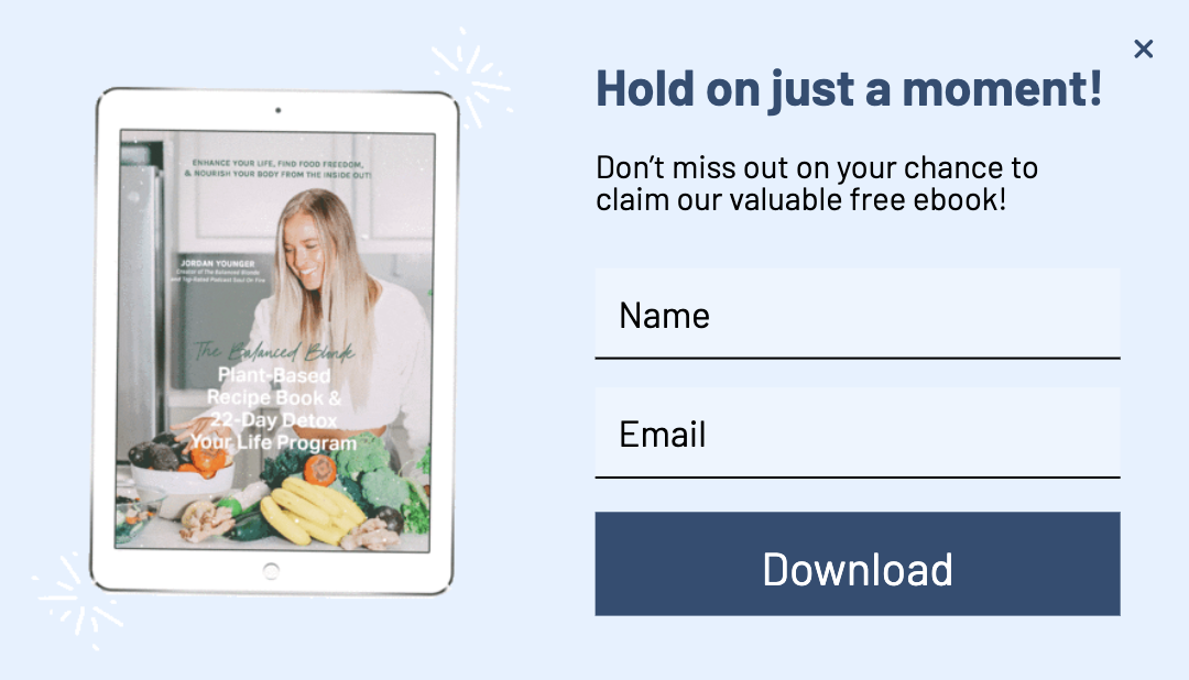 Free Download Reminder Popup Template for Exiting Visitors