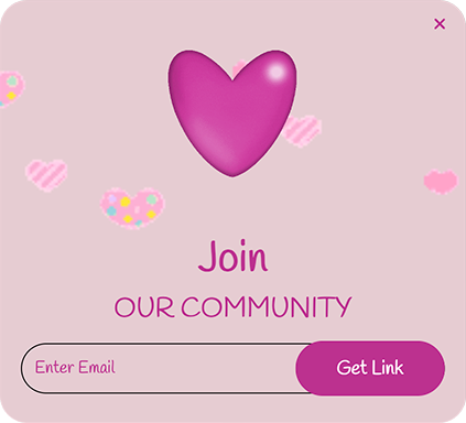 Community Invitation Popup Template for Encouraging Signups