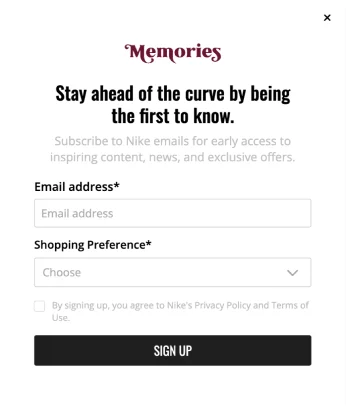 Newsletter Subscription Popup Template for Boosting Email List