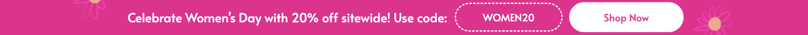 Women's Day Offer Bottom Bar Template for Quick Sales