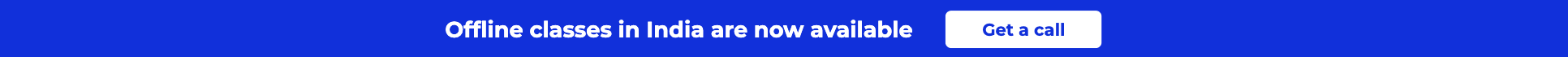 Offline Course Announcement Bottom Bar Template