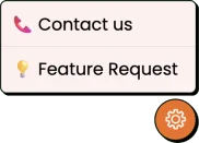 Quick Contact & Feature Request Widget Template For Quick Support