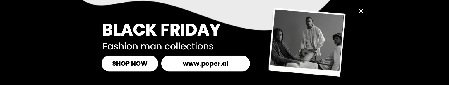 Black Friday Fashion Offers Bottom Bar Template for Maximizing Sales
