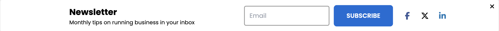 Insights Subscription Bottom Bar Template for Returning Users