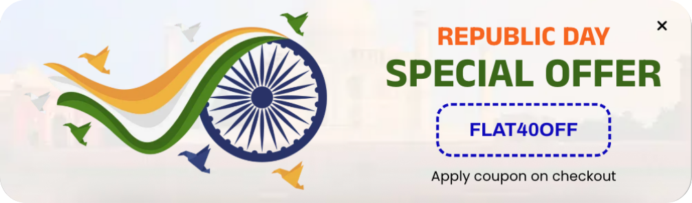 Republic Day Celebration Popup Template for Holiday Sales