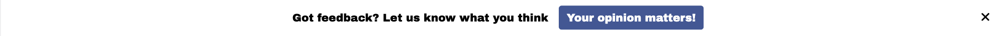 Feedback Request Top Bar Template for Better User Engagement