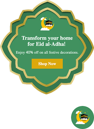 Eid Al-Adha Festive Sales Decoration Widget Template