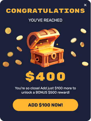 Upsell Progress Tracker Popup Template for Boosting Average Order Value