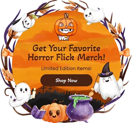 Halloween Horror Flick Merch Popup Template