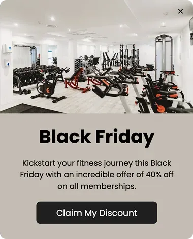 Black Friday Gym Memberships Offers Popup Template