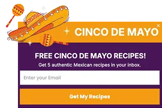 Cinco de Mayo Festive Recipes Download Popup Template