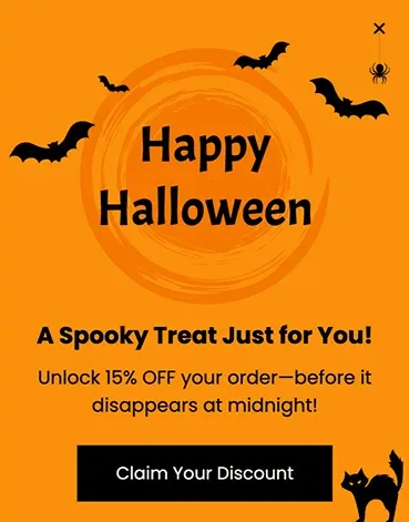 Halloween Spooky Discount Popup Template