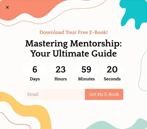 National Mentoring Month Free eBook Download Popup Template