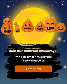 Halloween Haunted Giveaway Popup Template