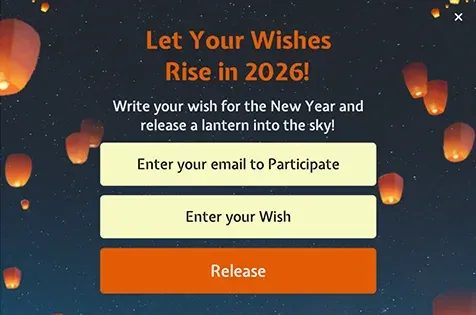 New Year Write Your Wish Popup Template