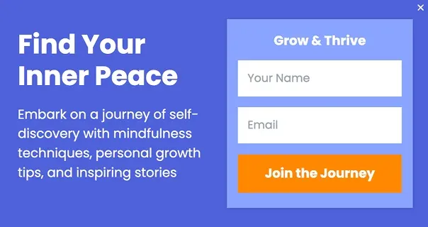 Growth Newsletter Popup Template for Better Engagement