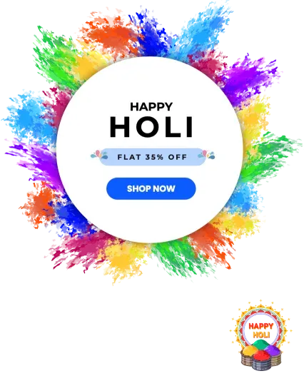 Holi Celebration Discount Popup Template for Festive Shopping