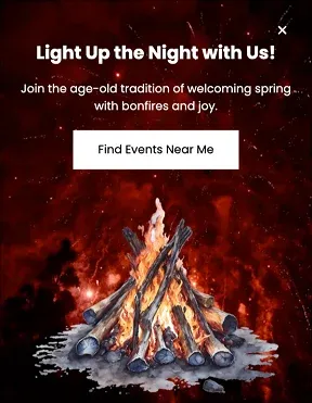 Walpurgis Night Spring Celebration Invitation Popup Template