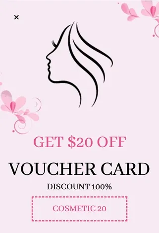 Voucher Card Promotion Popup Template: Drive Sales Today!