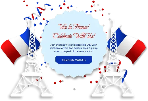 Bastille Day Template for Celebration