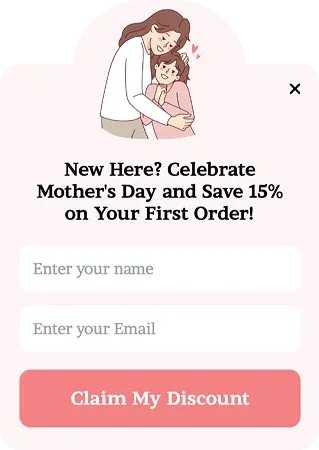 Mother's Day First Order Discount Sidebar Template