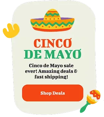 Cinco De Mayo Popup Template for Deals Promotion