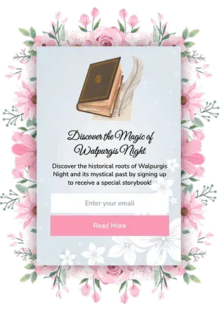 Walpurgis Night Signup Popup Template for Special Storybook