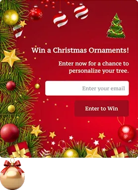 Christmas Giveaway Widget Template to Grow Your Email List