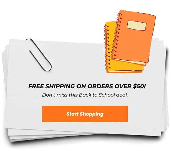 Back to School Free Shipping Popup Template to Boost Conversions